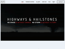 Tablet Screenshot of highwaysandhailstones.com